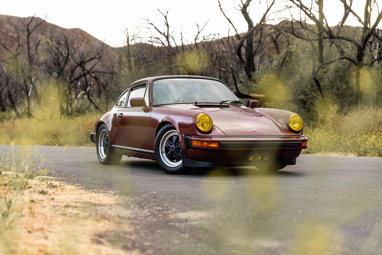 Classic Porsche configured for road use